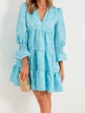 Tuckernuck Pomander Place Blue Daisy KENZO Dress Shortall Sm